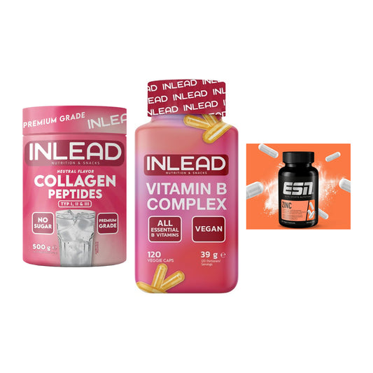 Haut, Haare & Nägel: INLEAD Collage + INLEAD Vitamin + ESN Zinc – alle enthaltenen Artikel