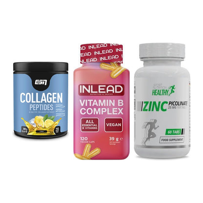 Haut, Haare & Nägel: ESN Collagen + INLEAD Vitamin + MST Healthy – alle enthaltenen Artikel