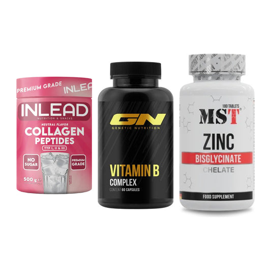 Haut, Haare & Nägel: INLEAD Collage + GN Vitamin + MST Zinc – alle enthaltenen Artikel