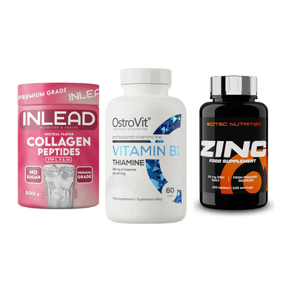 Haut, Haare & Nägel: INLEAD Collage + Ostrovit + Scitec Zinc – alle enthaltenen Artikel