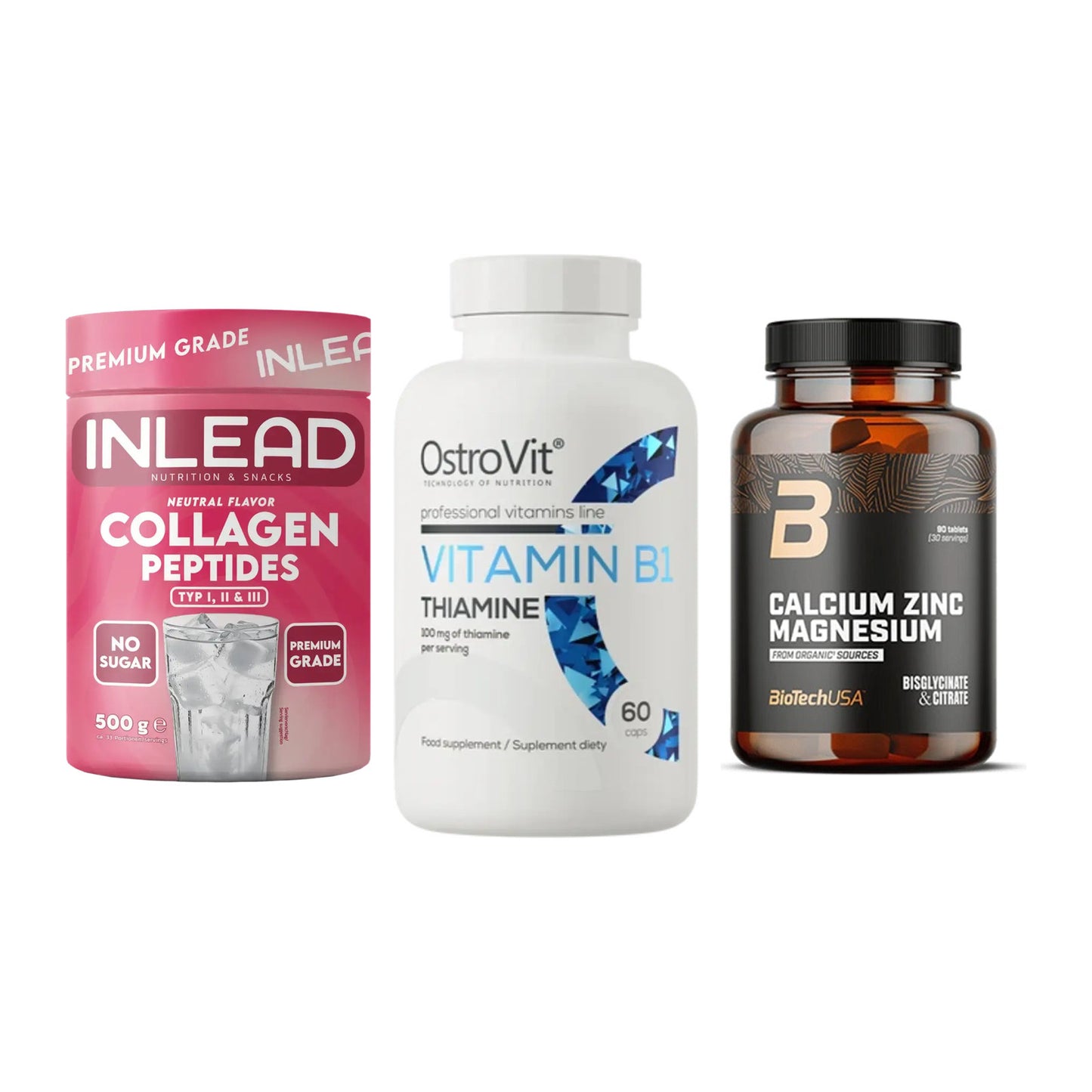 Haut, Haare & Nägel: INLEAD Collage + Ostrovit + BioTech Calciu – alle enthaltenen Artikel