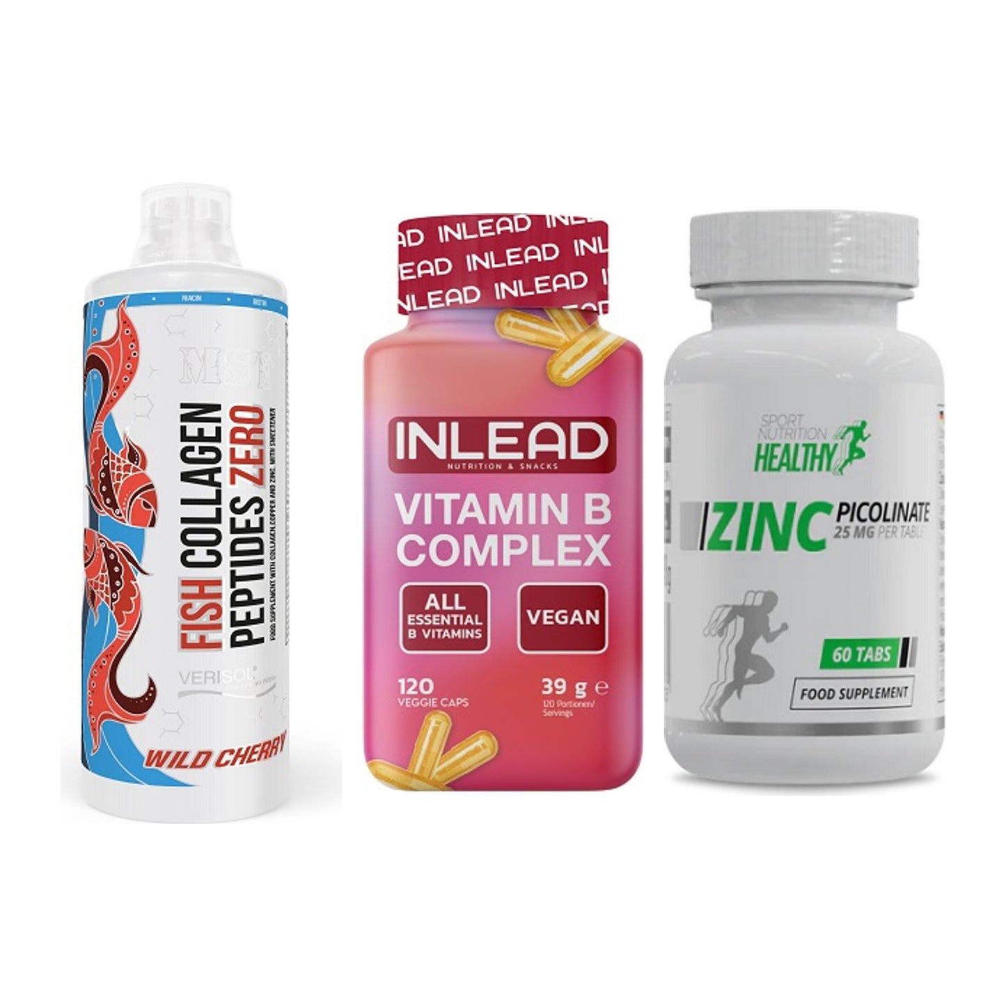 Haut, Haare & Nägel: MST Fish + INLEAD Vitamin + MST Healthy – alle enthaltenen Artikel