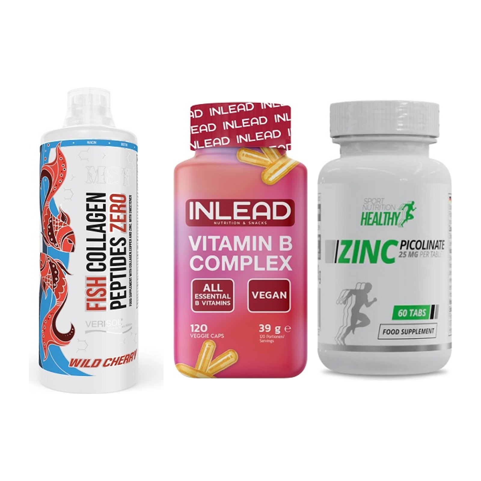 Haut, Haare & Nägel: MST Fish + INLEAD Vitamin + MST Healthy – alle enthaltenen Artikel