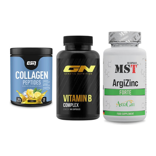 Haut, Haare & Nägel: ESN Collagen + GN Vitamin + MST ArgiZinc – alle enthaltenen Artikel