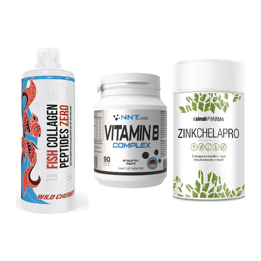 Haut, Haare & Nägel: MST Fish + NNT Vitamin B + Sinob Zink – alle enthaltenen Artikel