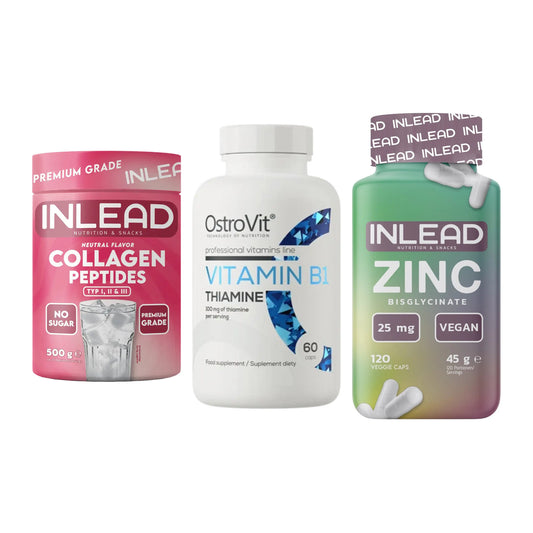 Haut, Haare & Nägel: INLEAD Collage + Ostrovit + INLEAD Zink – alle enthaltenen Artikel