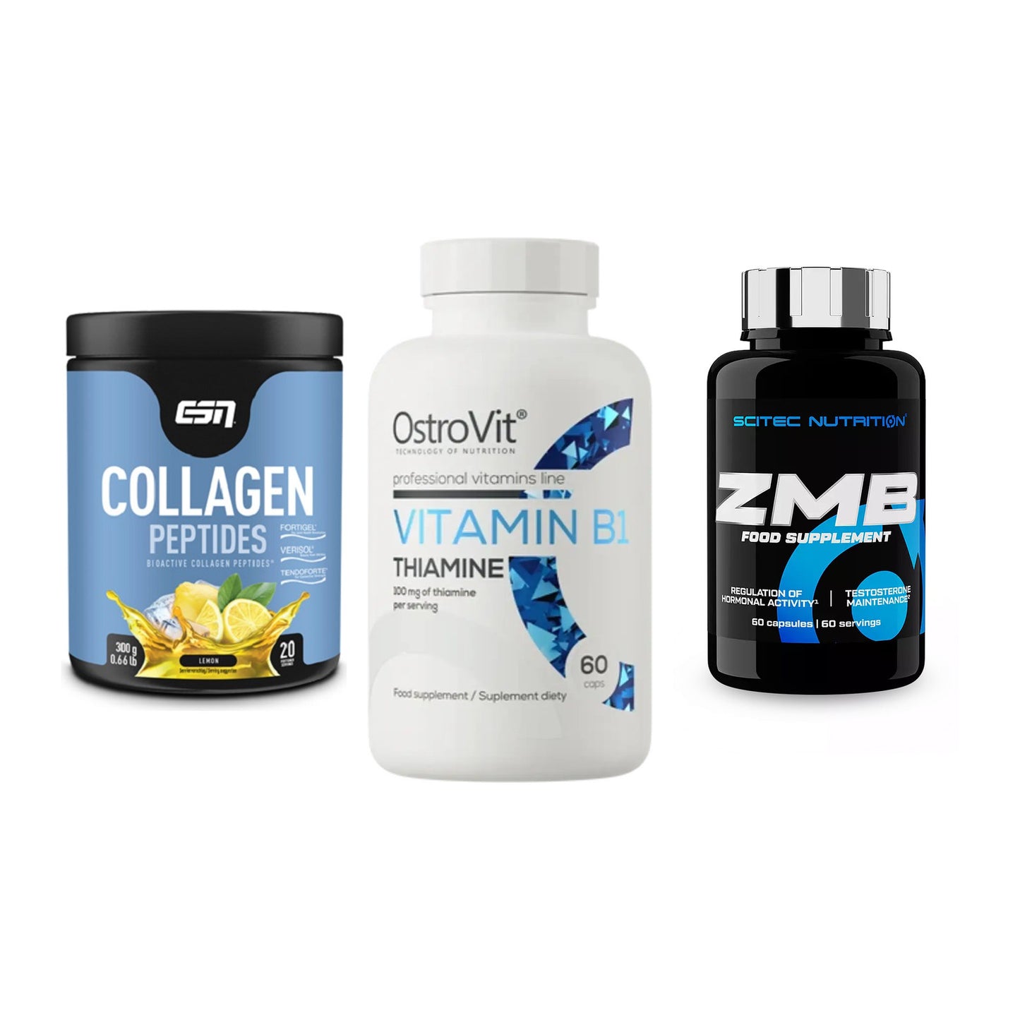 Haut, Haare & Nägel: ESN Collagen + Ostrovit + Scitec ZMB – alle enthaltenen Artikel