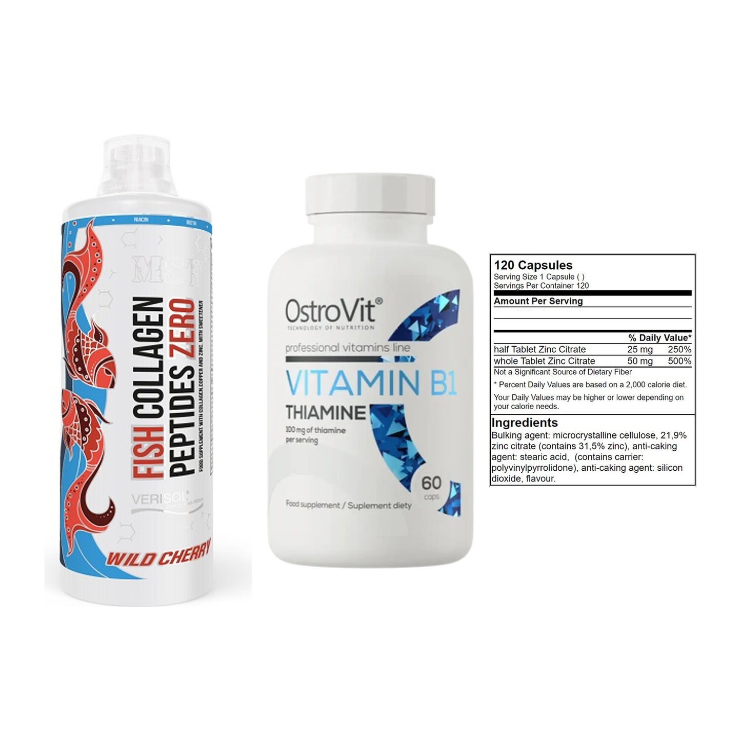 Haut, Haare & Nägel: MST Fish + Ostrovit + GN Zinc Citrat – alle enthaltenen Artikel
