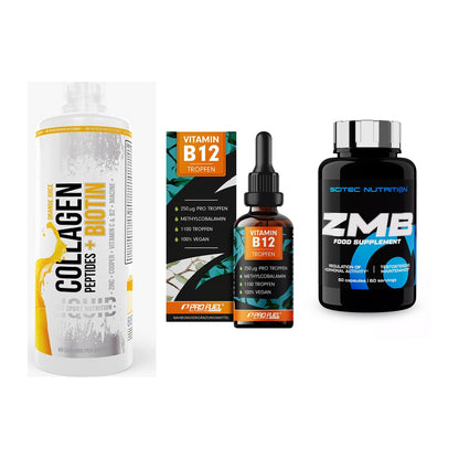Haut, Haare & Nägel: MST Collagen + ProFuel Vitami + Scitec ZMB – alle enthaltenen Artikel
