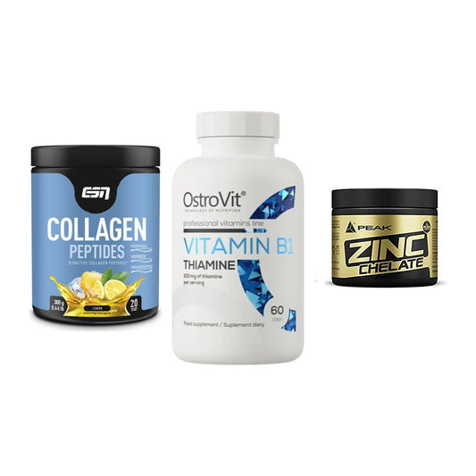 Haut, Haare & Nägel: ESN Collagen + Ostrovit + Peak Zink – alle enthaltenen Artikel