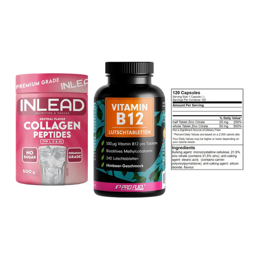 Haut, Haare & Nägel: INLEAD Collage + ProFuel Vitami + GN Zinc Citrat – alle enthaltenen Artikel