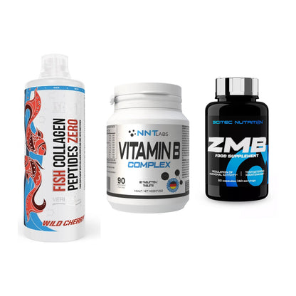 Haut, Haare & Nägel: MST Fish + NNT Vitamin B + Scitec ZMB – alle enthaltenen Artikel