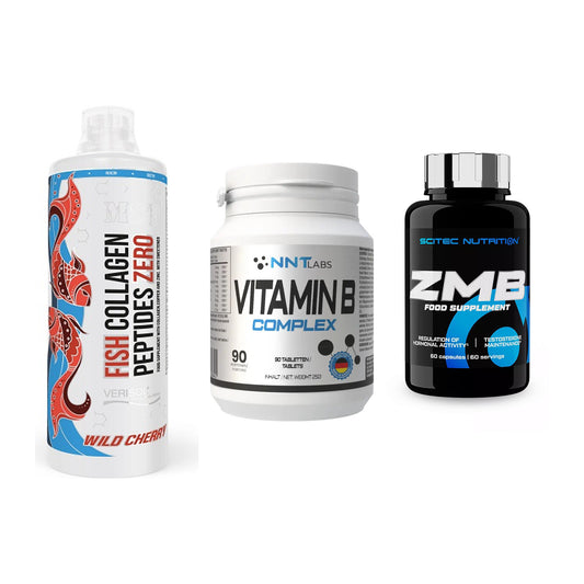 Haut, Haare & Nägel: MST Fish + NNT Vitamin B + Scitec ZMB – alle enthaltenen Artikel