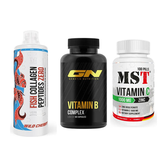 Haut, Haare & Nägel: MST Fish + GN Vitamin + MST Vitamin C – alle enthaltenen Artikel