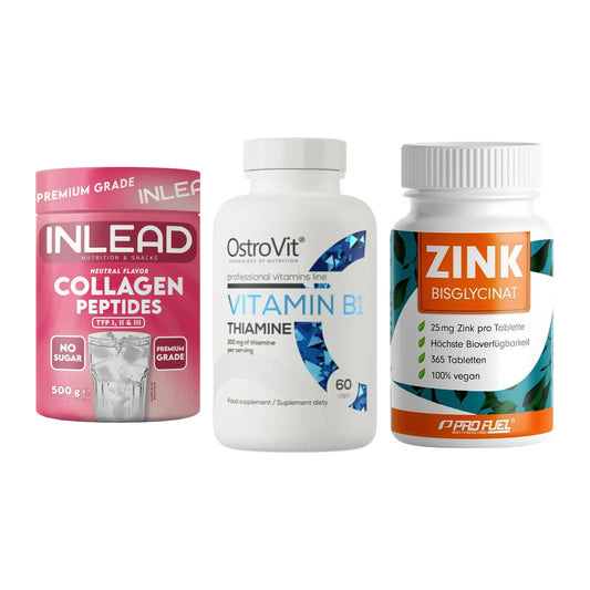 Haut, Haare & Nägel: INLEAD Collage + Ostrovit + ProFuel Zink – alle enthaltenen Artikel