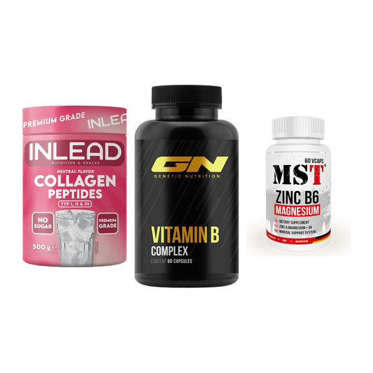 Haut, Haare & Nägel: INLEAD Collage + GN Vitamin + MST Zinc – alle enthaltenen Artikel