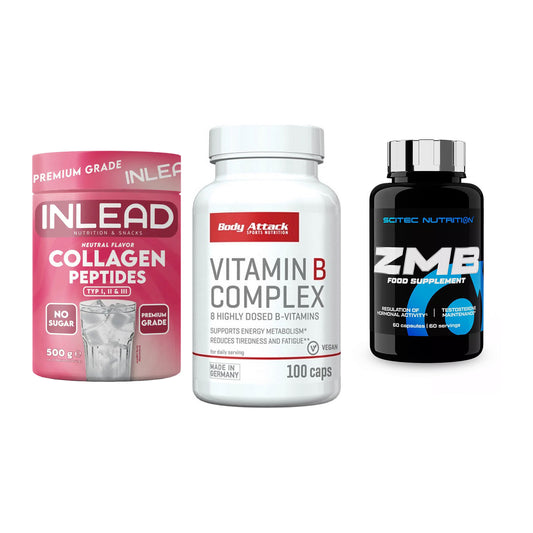 Haut, Haare & Nägel: INLEAD Collage + Body Attack + Scitec ZMB – alle enthaltenen Artikel
