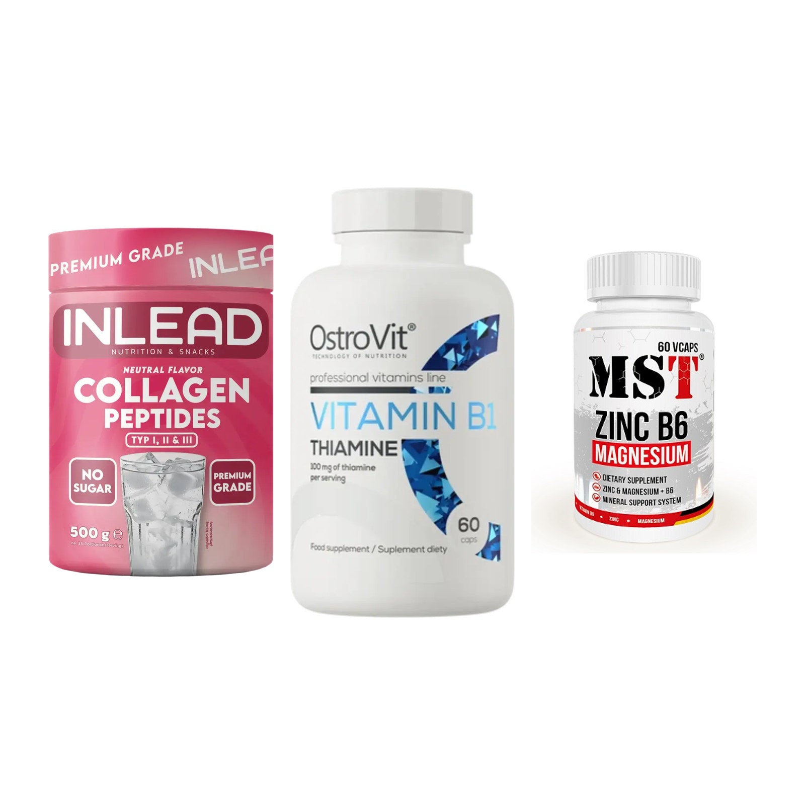 Haut, Haare & Nägel: INLEAD Collage + Ostrovit + MST Zinc – alle enthaltenen Artikel