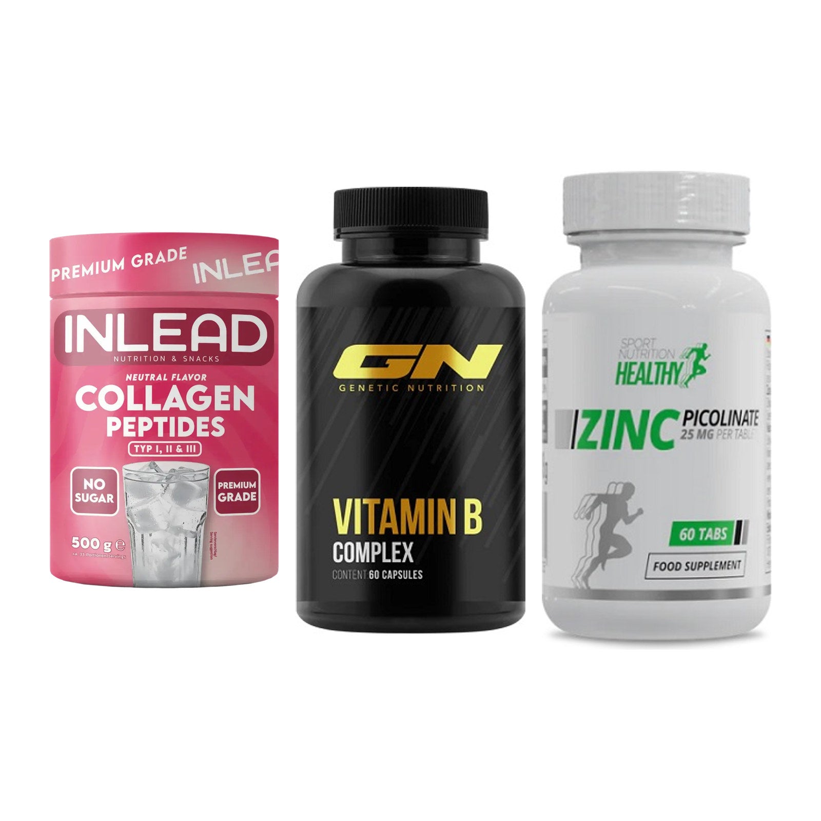 Haut, Haare & Nägel: INLEAD Collage + GN Vitamin + MST Healthy – alle enthaltenen Artikel