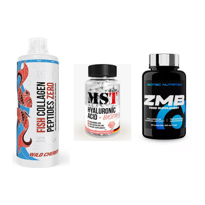 Haut, Haare & Nägel: MST Fish + MST Hyaluronic + Scitec ZMB – alle enthaltenen Artikel