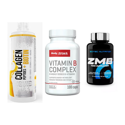 Haut, Haare & Nägel: MST Collagen + Body Attack + Scitec ZMB – alle enthaltenen Artikel
