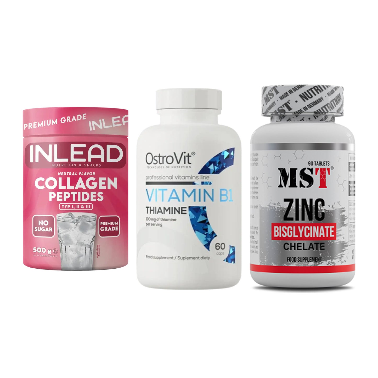 Haut, Haare & Nägel: INLEAD Collage + Ostrovit + MST Zinc – alle enthaltenen Artikel
