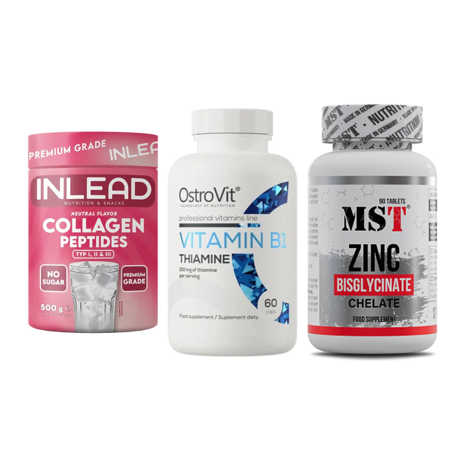 Haut, Haare & Nägel: INLEAD Collage + Ostrovit + MST Zinc – alle enthaltenen Artikel