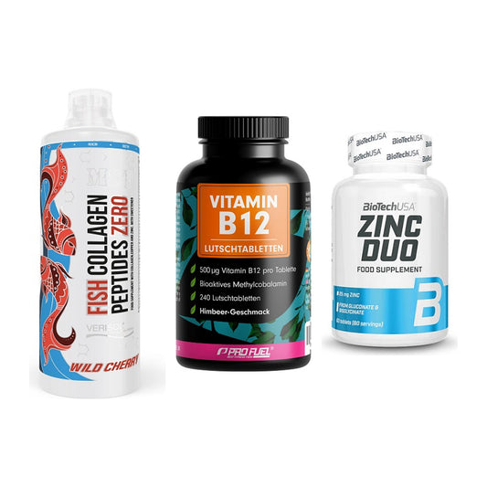 Haut, Haare & Nägel: MST Fish + ProFuel Vitami + BioTech Zinc – alle enthaltenen Artikel