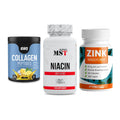 Haut, Haare & Nägel: ESN Collagen + MST Niacin + ProFuel Zink – alle enthaltenen Artikel