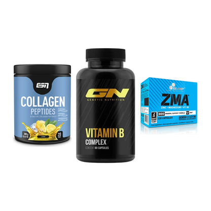 Haut, Haare & Nägel: ESN Collagen + GN Vitamin + Olimp ZMA – alle enthaltenen Artikel