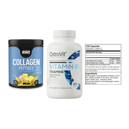 Haut, Haare & Nägel: ESN Collagen + Ostrovit + GN Zinc Citrat – alle enthaltenen Artikel