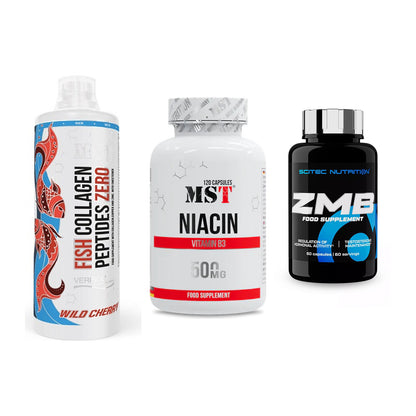 Haut, Haare & Nägel: MST Fish + MST Niacin + Scitec ZMB – alle enthaltenen Artikel