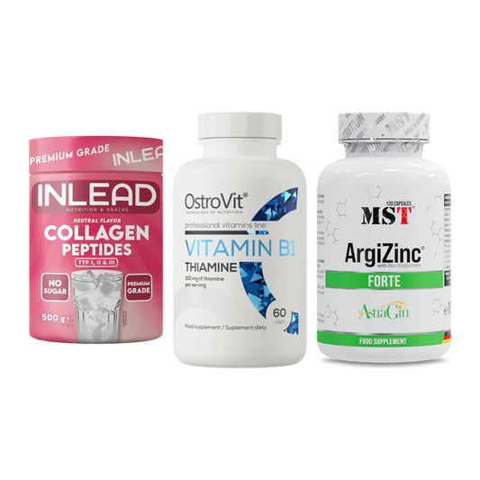 Haut, Haare & Nägel: INLEAD Collage + Ostrovit + MST ArgiZinc – alle enthaltenen Artikel