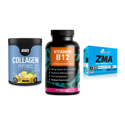 Haut, Haare & Nägel: ESN Collagen + ProFuel Vitami + Olimp ZMA – alle enthaltenen Artikel