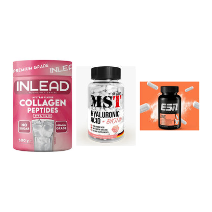 Haut, Haare & Nägel: INLEAD Collage + MST Hyaluronic + ESN Zinc – alle enthaltenen Artikel