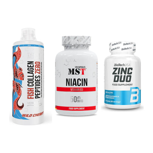 Haut, Haare & Nägel: MST Fish + MST Niacin + BioTech Zinc – alle enthaltenen Artikel