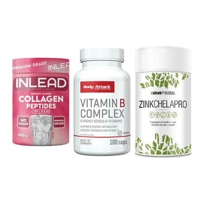 Haut, Haare & Nägel: INLEAD Collage + Body Attack + Sinob Zink – alle enthaltenen Artikel
