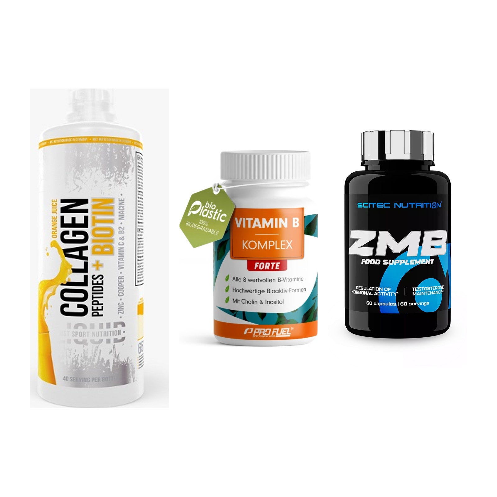 Haut, Haare & Nägel: MST Collagen + ProFuel Vitami + Scitec ZMB – alle enthaltenen Artikel