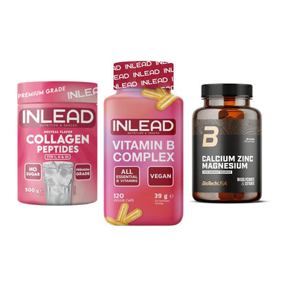 Haut, Haare & Nägel: INLEAD Collage + INLEAD Vitamin + BioTech Calciu – alle enthaltenen Artikel