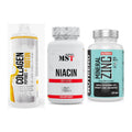 Haut, Haare & Nägel: MST Collagen + MST Niacin + Nutrend Zinc – alle enthaltenen Artikel