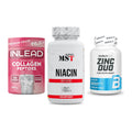 Haut, Haare & Nägel: INLEAD Collage + MST Niacin + BioTech Zinc – alle enthaltenen Artikel