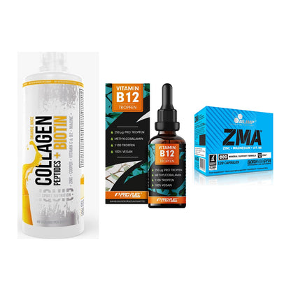 Haut, Haare & Nägel: MST Collagen + ProFuel Vitami + Olimp ZMA – alle enthaltenen Artikel