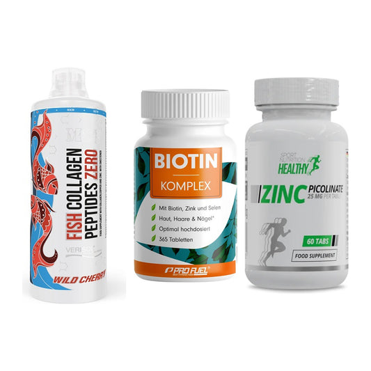 Haut, Haare & Nägel: MST Fish + ProFuel BIOTIN + MST Healthy – alle enthaltenen Artikel