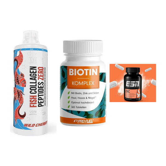 Haut, Haare & Nägel: MST Fish + ProFuel BIOTIN + ESN Zinc – alle enthaltenen Artikel