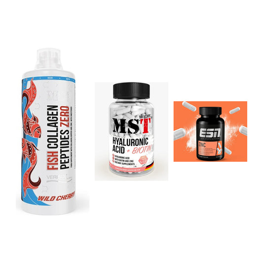 Haut, Haare & Nägel: MST Fish + MST Hyaluronic + ESN Zinc – alle enthaltenen Artikel