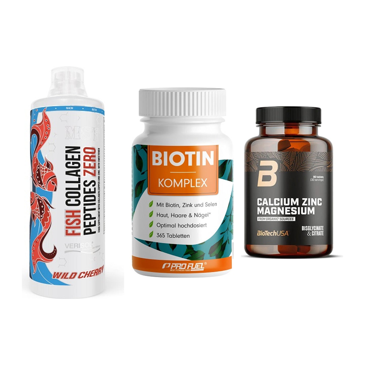 Haut, Haare & Nägel: MST Fish + ProFuel BIOTIN + BioTech Calciu – alle enthaltenen Artikel