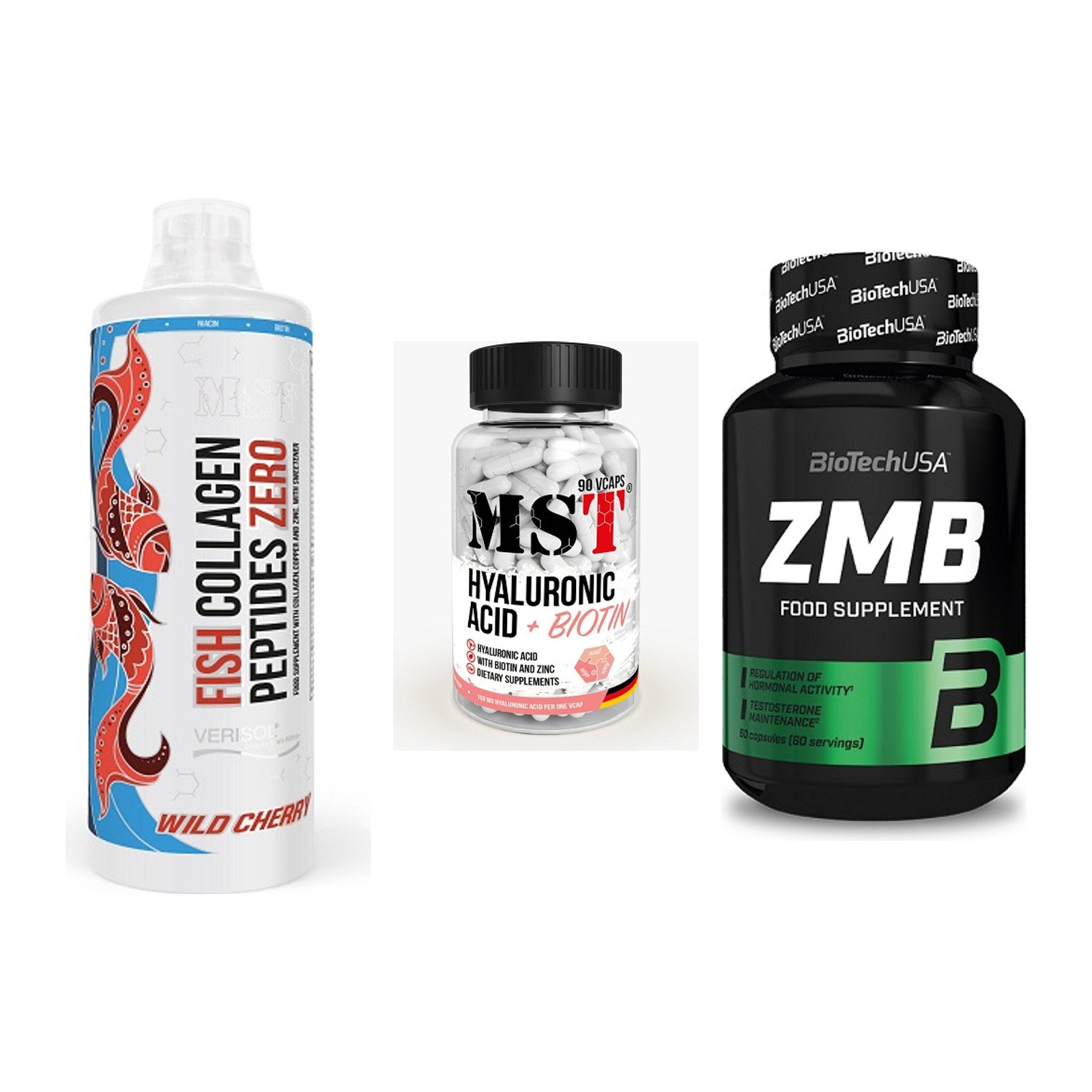Haut, Haare & Nägel: MST Fish + MST Hyaluronic + BioTech ZMB – alle enthaltenen Artikel
