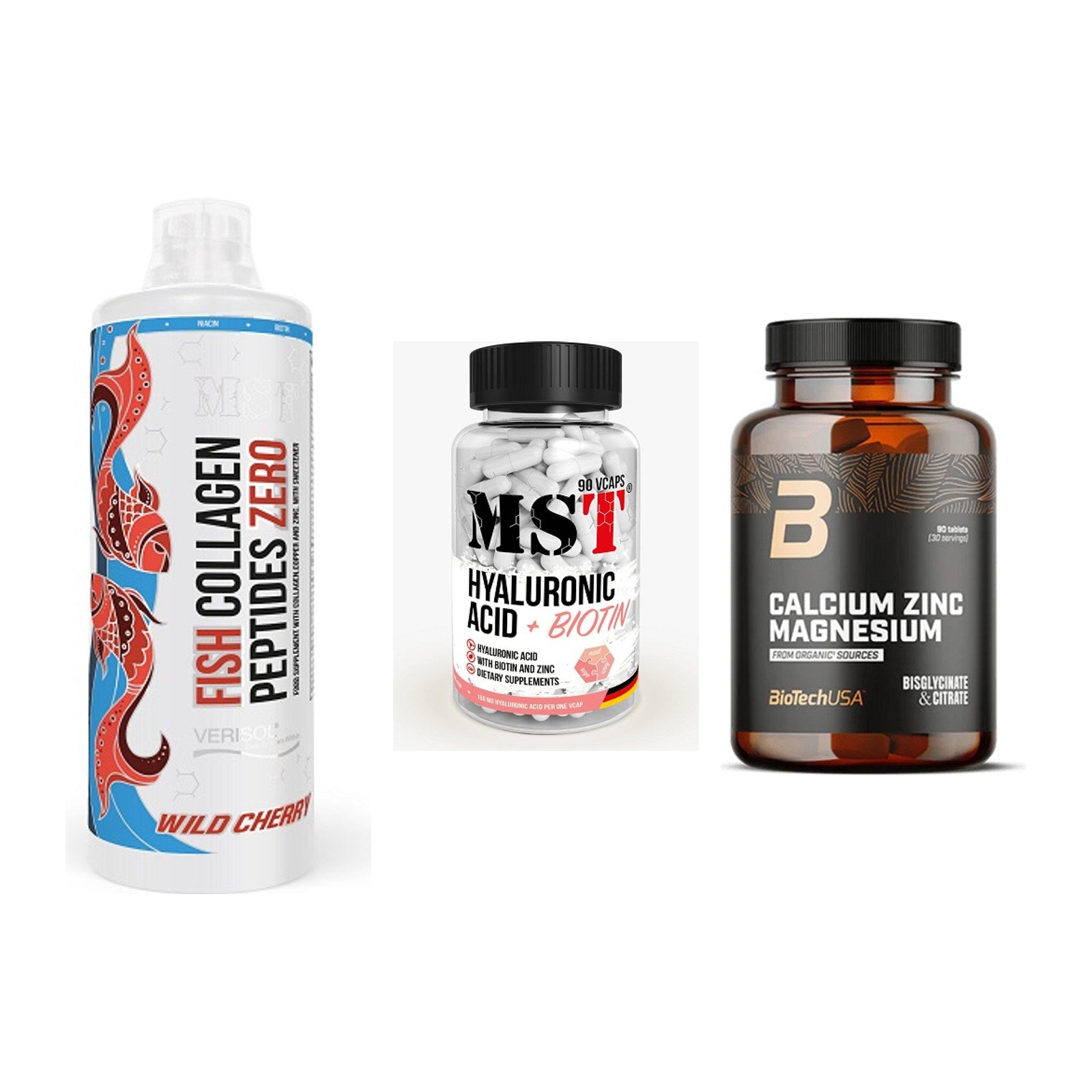 Haut, Haare & Nägel: MST Fish + MST Hyaluronic + BioTech Calciu – alle enthaltenen Artikel