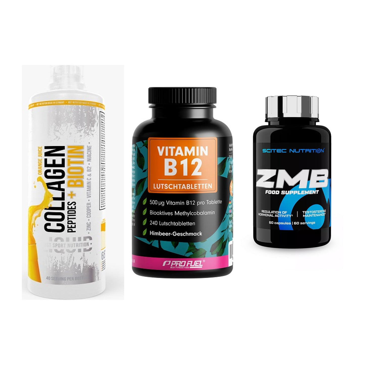 Haut, Haare & Nägel: MST Collagen + ProFuel Vitami + Scitec ZMB – alle enthaltenen Artikel