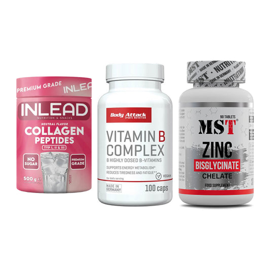 Haut, Haare & Nägel: INLEAD Collage + Body Attack + MST Zinc – alle enthaltenen Artikel